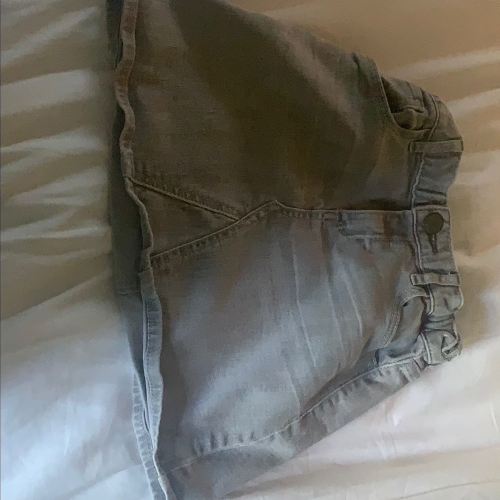 Youth girls grey jean skirt size 10 regular